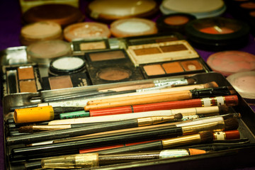 Fototapeta premium Accessories old beauty through the use of a professional makeup artist.