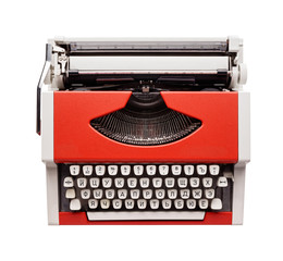 Little orange typewriter