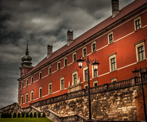 Obraz premium Old buildings and structures. Europe Attractions. Sights. Urban landscape