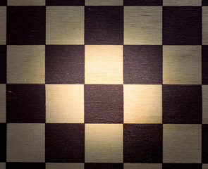 Detail of the chessboard background close up