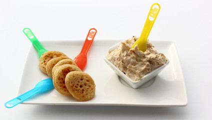 rillette de thon et blinis