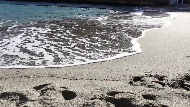 Paraggi bay in early spring