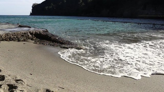 Paraggi bay in early spring