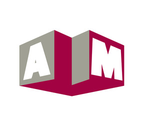 Fototapeta premium AM template Logo design for your company.