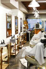 Barbershop interior