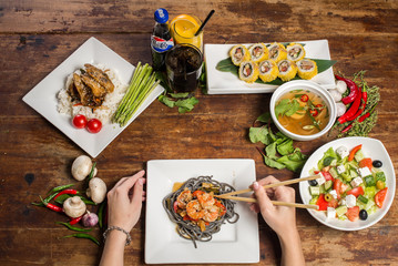  Business lunch offer concept