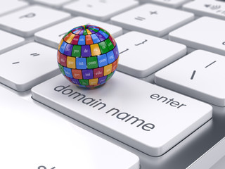 Color cubes in the sphere shape domain names - 106107751