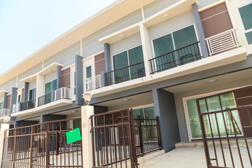 Fototapeta premium New townhouses