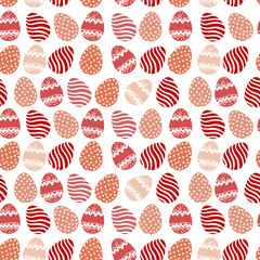 Easter eggs seamless pattern