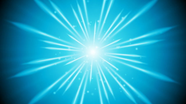 Blue shiny glowing beams motion design. Video animation HD 1920x1080