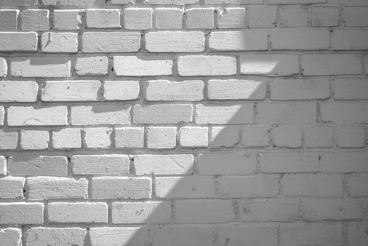 White bricks wall