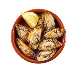 Savory breaded sea shells