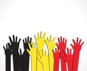 Mains-patrie-Belgique