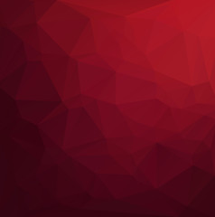 Obraz premium Red Polygonal Mosaic Background, Creative Design Templates