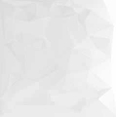 Obraz premium Gray White Polygonal Background, Creative Design Templates