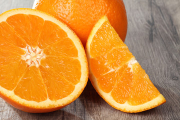 geschnittene Orangen