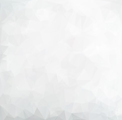 Gray White Polygonal Background, Creative Design Templates
