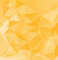 Orange Polygonal Mosaic Background, Creative Design Templates