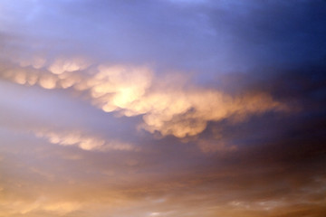 sky during sunset  