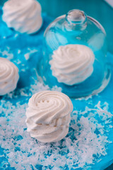 White apple marshmallows, zephyr homemade