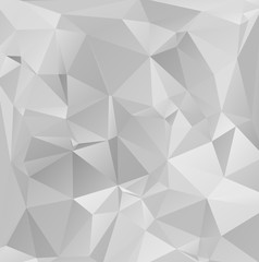 Gray White Polygonal Background, Creative Design Templates