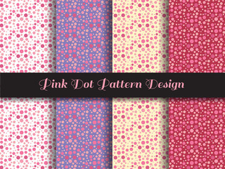 value="pink dot pattern design"