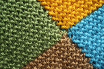 Knitted background