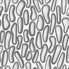 Pebbles seamless pattern.Sand stone seamless background texture. Light grey vector pebble illustration.