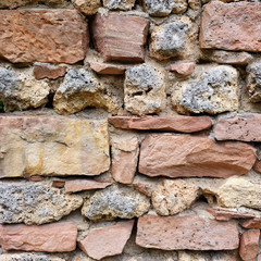 wall made of natural stone