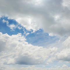 Obraz premium white fluffy clouds