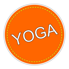 Yoga sticker