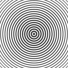 Concentric circle elements. Vector illustration for sound 