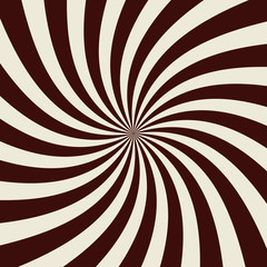 Swirling radial pattern background. Vector illustration