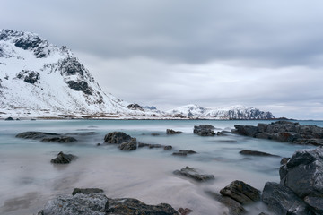 Skagsanden beach, Lofoten Islands, Norway