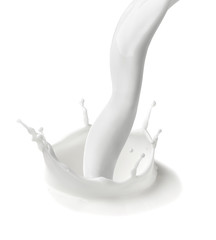 milk splash drop white liquid