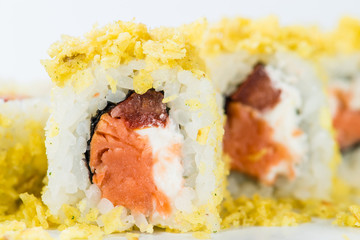 One sushi closeup