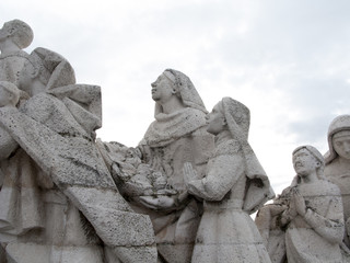 Fototapeta na wymiar Cerro de los Angeles in Getafe, Madrid. monument inaugurated by