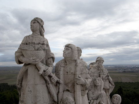faith, Cerro de los Angeles in Getafe, Madrid. monument inaugura