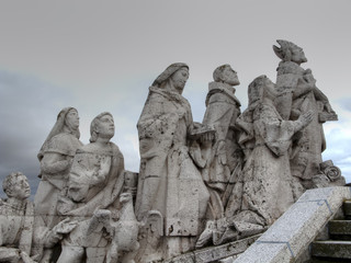 Fototapeta premium faith, Cerro de los Angeles in Getafe, Madrid. monument inaugura