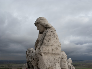 Cerro de los Angeles in Getafe, Madrid. monument inaugurated by