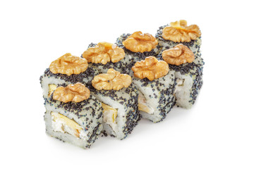 Rolls on white background