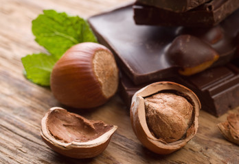 Chocolate and hazelnut