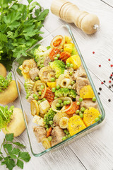 Meat stew with vegetables