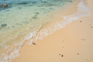Fototapeta na wymiar beach and tropical sea