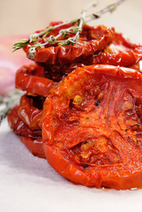 pile of dried tomatoes