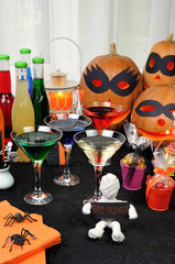 The table on Halloween