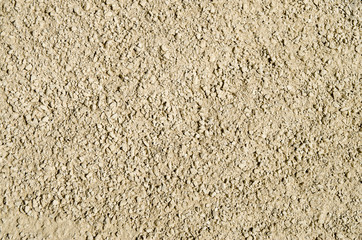 Gravel mixed with sand closeup