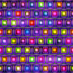 Fototapeta premium Seamless texture of abstract bright shiny colorful shapes