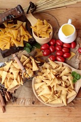 Corn snack and chips corn raw delicious.