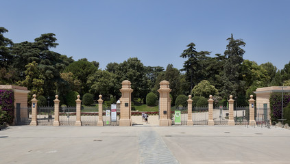 Entrance to Pedralbes Palace Park